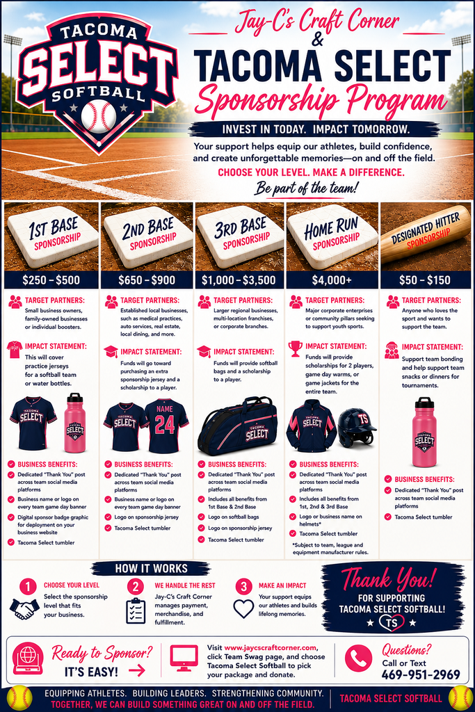 Tacoma Select Sponsorship Page